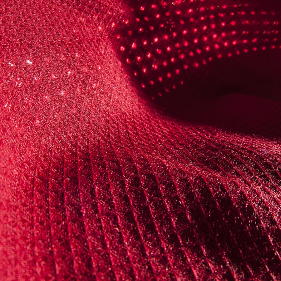 Sioen - a red fabric is shown