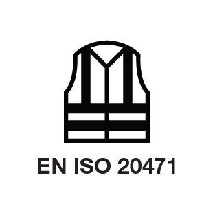 High visibility messieurs travail vesteen ISO 20471:2013yoko 